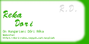 reka dori business card